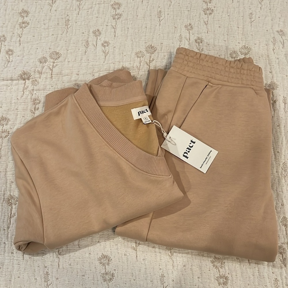 Pact sweat set, NWT!